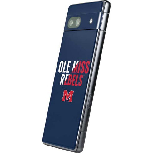 University of Mississippi Ole Miss Rebels Google Pixel 7a Skin
